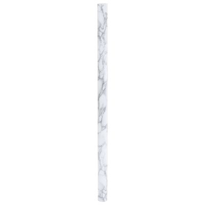 vidaXL Стикер за мебели, самозалепващ, мраморно бял, 90x500 см, PVC