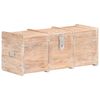 vidaXL Ракла за съхранение, 90x40x40 см, акациево дърво масив