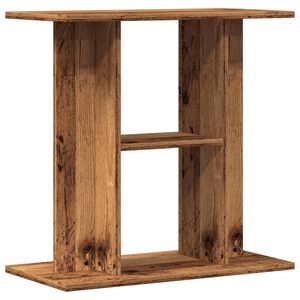 vidaXL Стойка за аквариум, старо дърво, 60x30x60 см, инженерно дърво