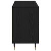 vidaXL Служебен шкаф Черен дъб 100 x 36 x 60 см Инженерно дърво