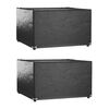vidaXL Покривала за мебели 2 бр 8 капси 125x125x75 см квадратни