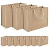 vidaXL Чанти от юта 10 pcs Натурално 42 x 33 x 19 см 100% Юта Тоса