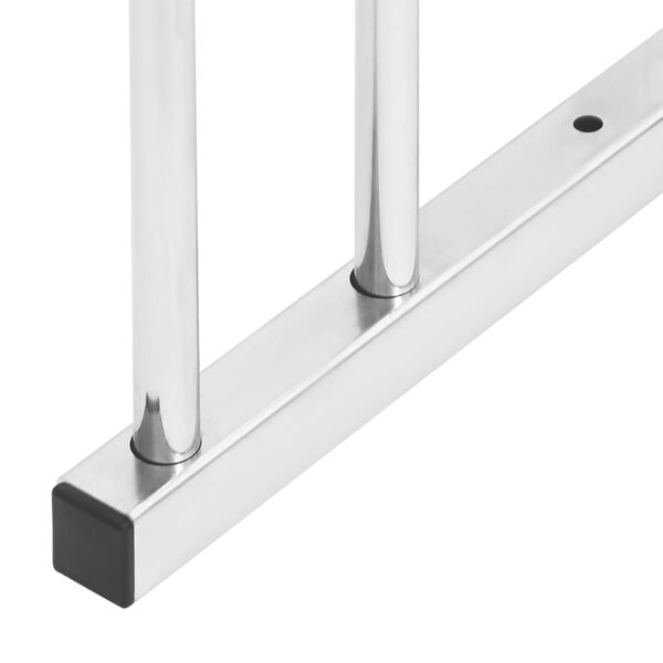 vidaXL Стойка за велосипеди за 5 велосипеда, поцинкована стомана