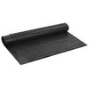 vidaXL Оребрена дренажна плоча Черно 1 x 10 m HDPE