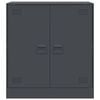 vidaXL Бюфет, антрацит, 67x39x73 см, стомана