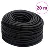 vidaXL Хибриден маркуч за въздух черен 0,6" 20 м гума и PVC