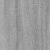 vidaXL Библиотека, сив сонома, 86x25,5x140 см, инженерно дърво
