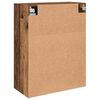 vidaXL Стенни шкафове 2 pcs Старо дърво 69,5 x 34 x 90 см