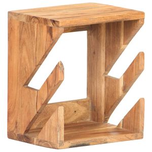 vidaXL Стенна стойка за скейтборд, 25x20x30 см, акация масив