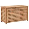 vidaXL Кош за пране, 77,5x37,5x46,5 см, орехова дървесина масив
