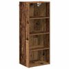 vidaXL Висящ шкаф Старо дърво 40 x 29,5 x 100 cm Инженерна дървесина
