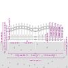 vidaXL Градска ограда Сив 240 x 118 см Прахово покритие стомана