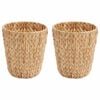 vidaXL Кофи за хартия 2 бр. Воден хиацинт 26 x 26 x 29 см Натурално