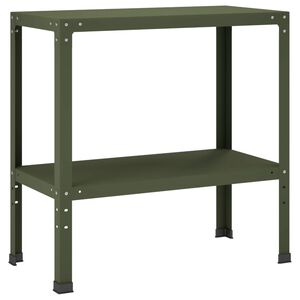vidaXL Маса за засаждане 100 x 40 x 80 cm Прахово боядисана стомана