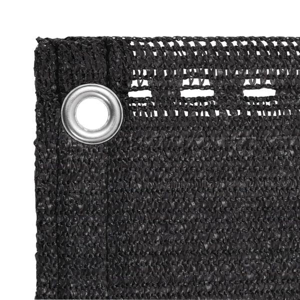 vidaXL Балконски параван, антрацит, 75x300 см, HDPE