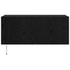 vidaXL TV стенен шкаф Черния дъб 100 x 35 x 41 cm Инженерно дърво