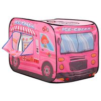 vidaXL Детска палатка за игра, розова, 70x112x70 см