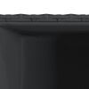 vidaXL Градински плантер, черен, 30x30x60 см, полиратан