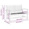 vidaXL Градинска пейка Естествен 110 x 64 x 76.5 см Тиково дърво масив