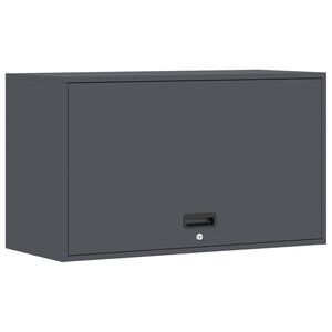 vidaXL Стенен шкаф за гараж Антрацит 90 x 40 x 53 см