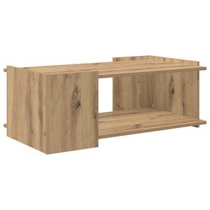 vidaXL Масичка за кафе Дъб артизан 90 x 50 x 33 см Инженерна дървесина