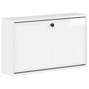 vidaXL Стенно шкафче за обувки EDE 71 x 17 x 43 см Инженерна дървесина