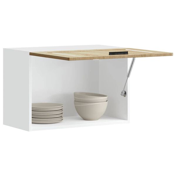 vidaXL Кухненски стенен шкаф Porto, дъб сонома, инженерно дърво