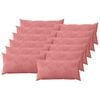 vidaXL Калъфка за възглавница 12 pcs HEERLEN Розово 40 x 80 cm Кадифе