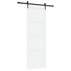 vidaXL Преплъзваща се врата ORKDAL 83 x 232 см Бяло