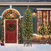 vidaXL С изкуствено коледно дърво с 300 LED светодиода Зелен 210 cm