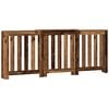 vidaXL Капак за радиатор, старо дърво, 205x21,5x83,5см инженерно дърво