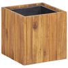 vidaXL Градинска повдигната леха сандък 24,5x24,5x25 см акация масив