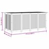 vidaXL Градинска кутия за съхранение 175x80x75 см акациево дърво масив