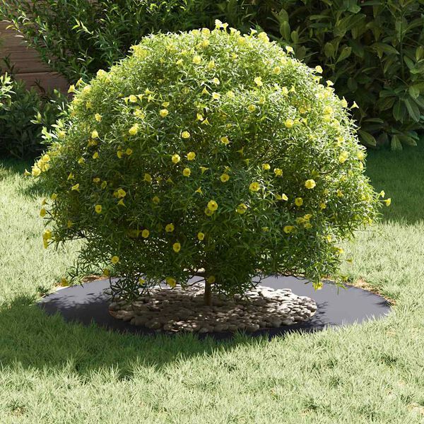 vidaXL подходяща за плоски дървени халки Антрацит &Oslash;40 / 70 см Стомана