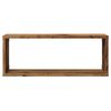 vidaXL Wall Cube Shelves 6 pcs Old Wood 60x15x23cm Инженерна дървесина
