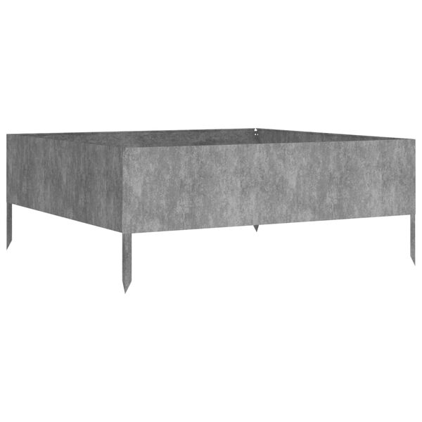 vidaXL Градинска повдигната леха 100x100x41 см кортенова стомана