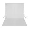 vidaXL Фотографски комплект за студио със софтбокс, фон и рефлектор