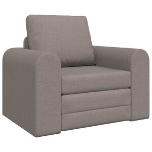 vidaXL Диван легло Таупе 98 x 71 x 83 см текстил