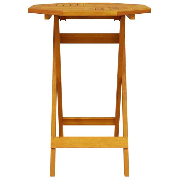 vidaXL Сгъваем бистро комплект от 3 части, акация масив