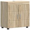 vidaXL Комплект шкафове за баня TULUM Сонома дъб 60 x 34 x 63 см