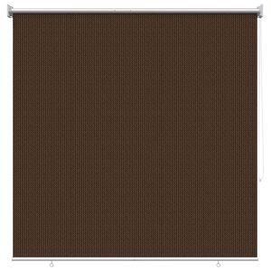 vidaXL Външна ролетна щора с блокировка на UV 90% Кафяво 120 x 230 cm