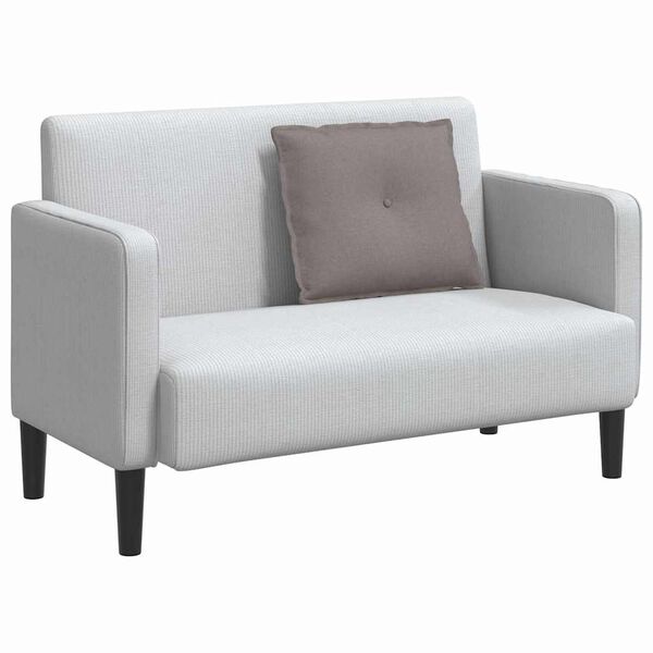 vidaXL Възглавница за гръб Таупе 60 x 19 x 50 см текстил