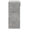 vidaXL Сайдборд, бетонно сив, 80x42,5x93 см, инженерно дърво