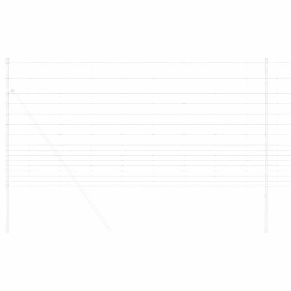 vidaXL Ограда за пасища Сребрист 50 x 1,2 m Поцинкована стомана