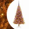 vidaXL Коледно дърво Златист 120 cm PET
