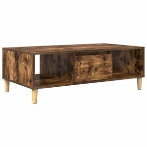 vidaXL Масичка за кафе Димян дъб 102 x 55 x 35 см Инженерна дървесина