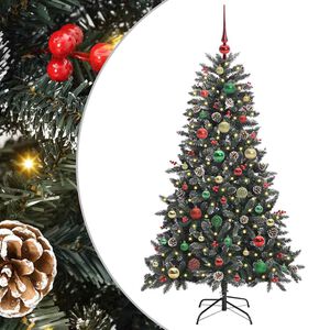 vidaXL С изкуствено коледно дърво Зелен 150 cm