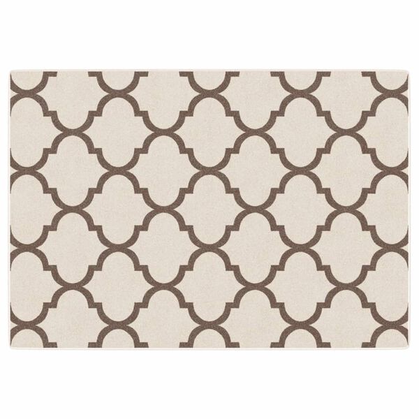 vidaXL Килим за открито и закрито къс косъм шарен 160x230 см