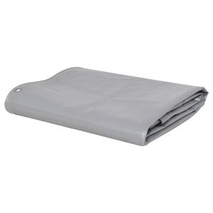 vidaXL Брезентово платнище, 650 г/м&sup2;, 2x3 м, сиво