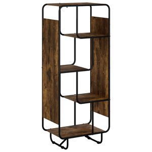 vidaXL Висок шкаф Опушен дъб 60 x 37.5 x 144 cm Инженерна дървесина